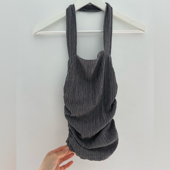 Zara Textured Halter Top - Picture 4 of 4